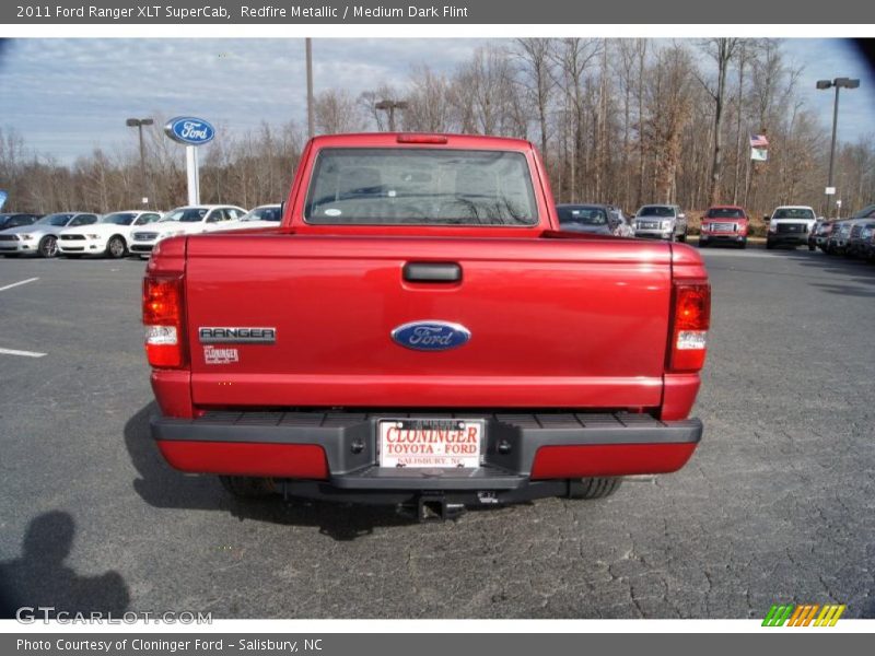 Redfire Metallic / Medium Dark Flint 2011 Ford Ranger XLT SuperCab