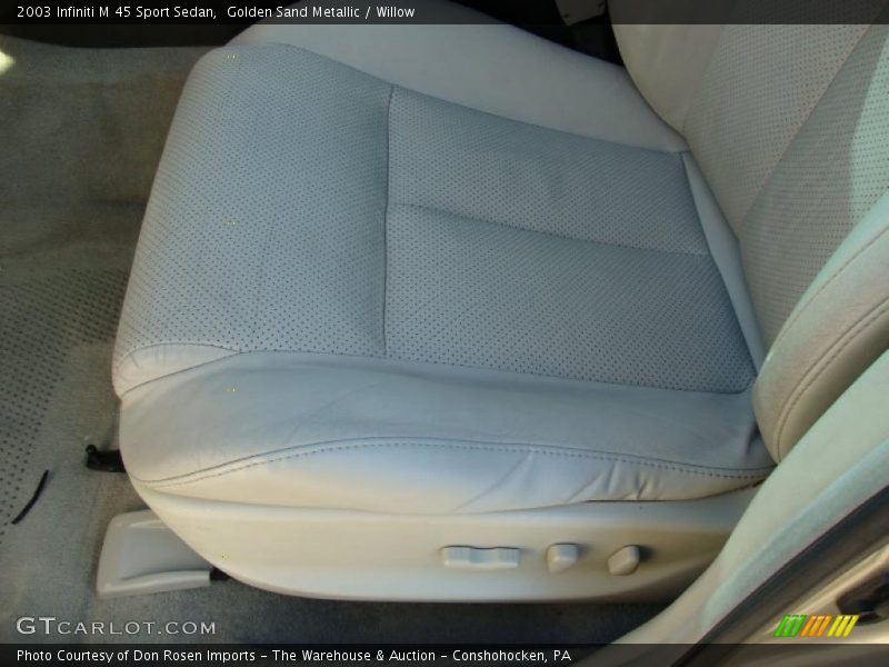 Golden Sand Metallic / Willow 2003 Infiniti M 45 Sport Sedan