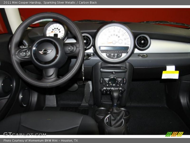 Sparkling Silver Metallic / Carbon Black 2011 Mini Cooper Hardtop