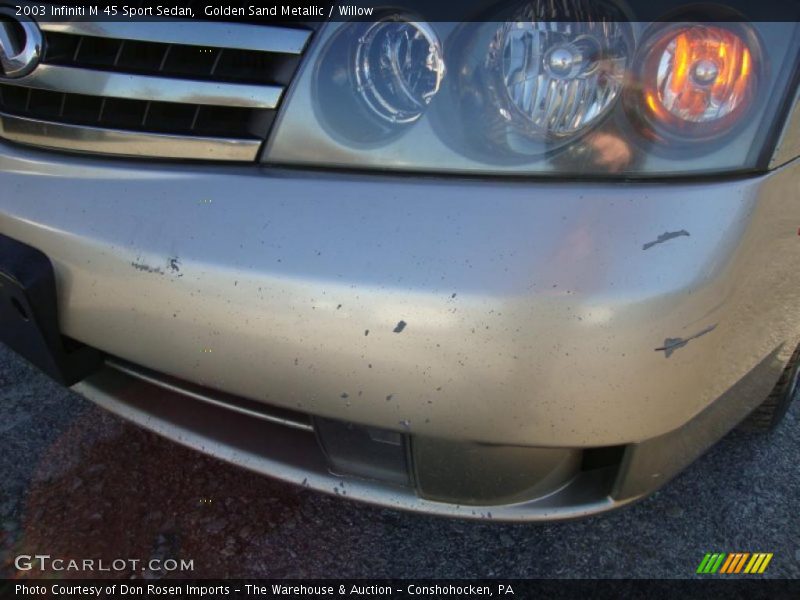 Golden Sand Metallic / Willow 2003 Infiniti M 45 Sport Sedan