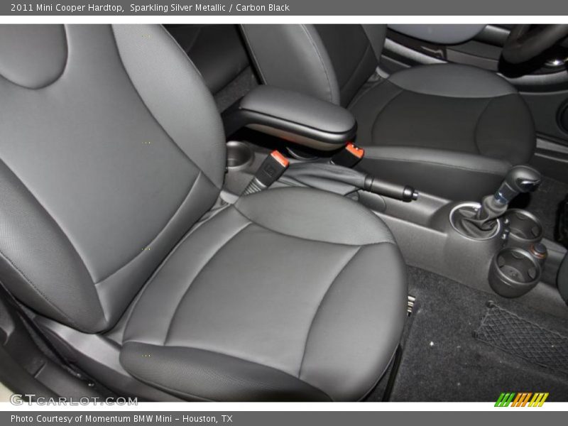 Sparkling Silver Metallic / Carbon Black 2011 Mini Cooper Hardtop