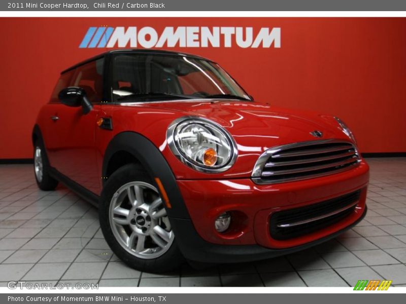 Chili Red / Carbon Black 2011 Mini Cooper Hardtop