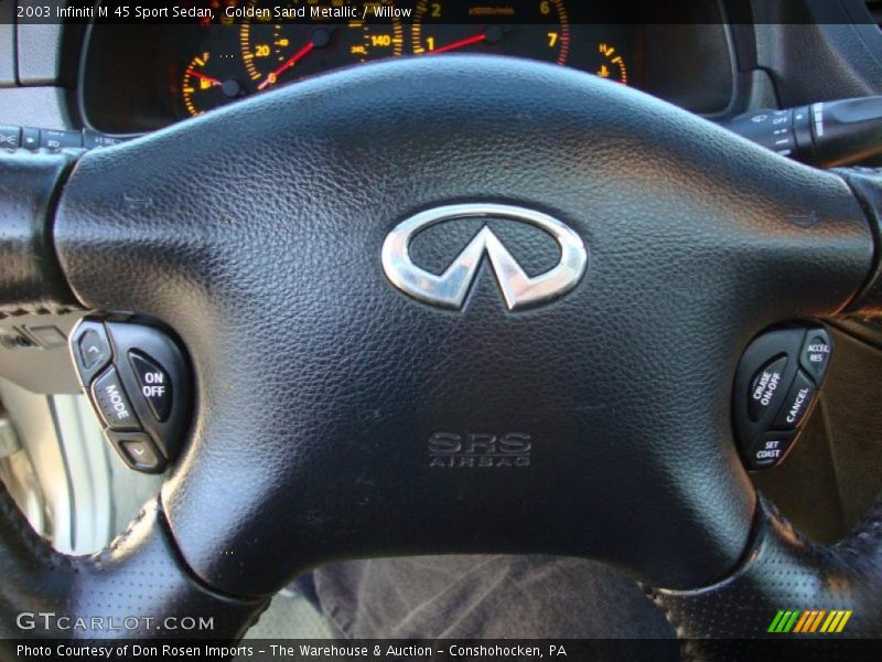 Golden Sand Metallic / Willow 2003 Infiniti M 45 Sport Sedan