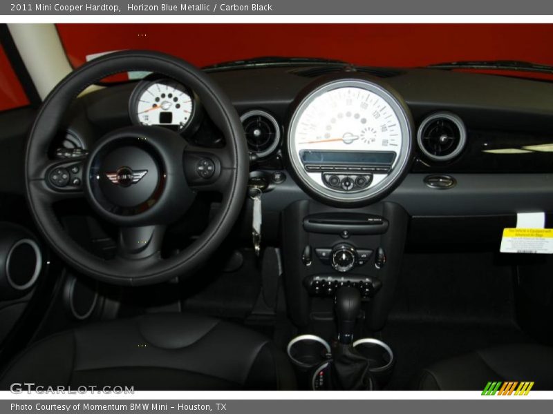 Horizon Blue Metallic / Carbon Black 2011 Mini Cooper Hardtop