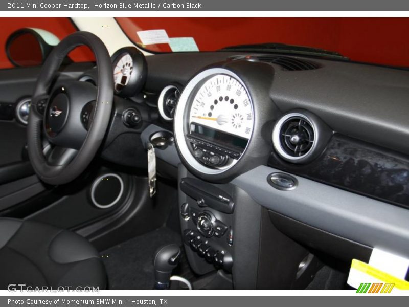 Horizon Blue Metallic / Carbon Black 2011 Mini Cooper Hardtop