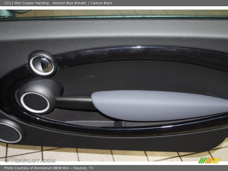 Horizon Blue Metallic / Carbon Black 2011 Mini Cooper Hardtop