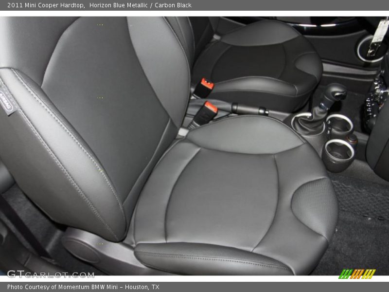 Horizon Blue Metallic / Carbon Black 2011 Mini Cooper Hardtop