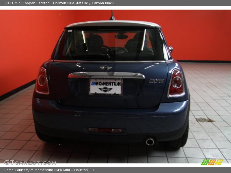 Horizon Blue Metallic / Carbon Black 2011 Mini Cooper Hardtop