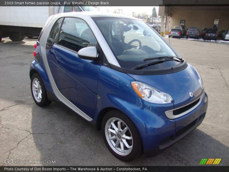 Blue Metallic / Design Black 2009 Smart fortwo passion coupe