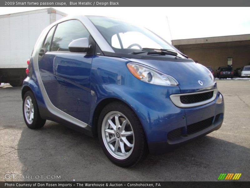 Blue Metallic / Design Black 2009 Smart fortwo passion coupe