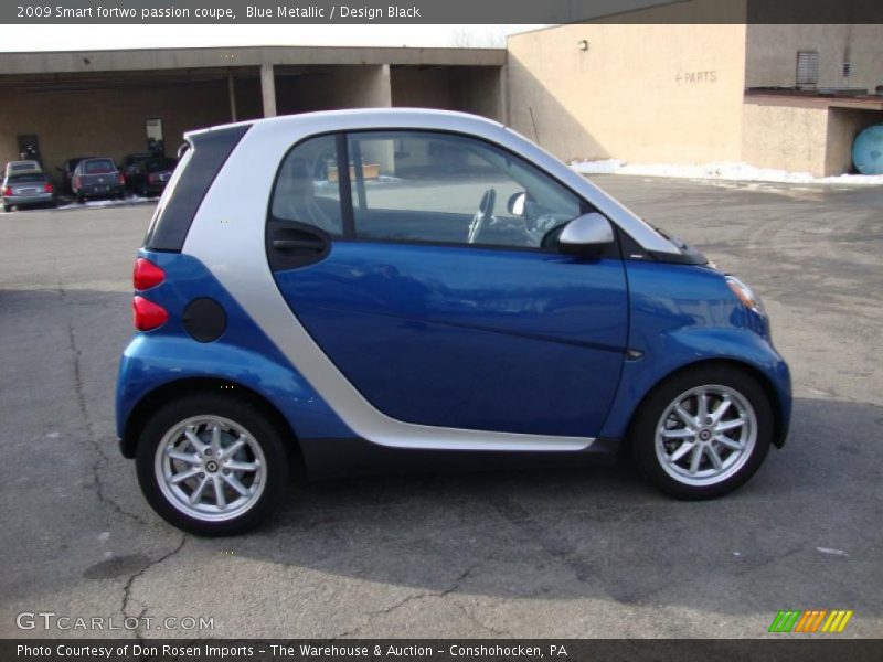 Blue Metallic / Design Black 2009 Smart fortwo passion coupe