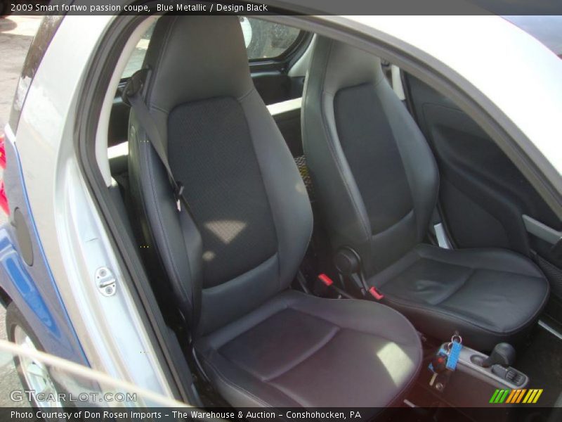  2009 fortwo passion coupe Design Black Interior