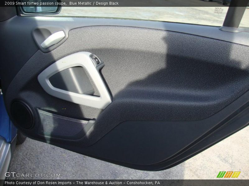 Blue Metallic / Design Black 2009 Smart fortwo passion coupe