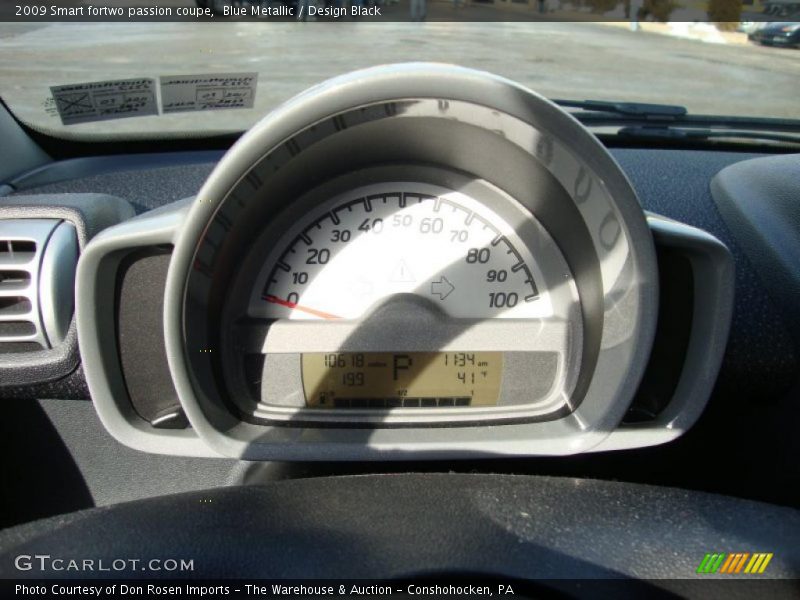  2009 fortwo passion coupe passion coupe Gauges