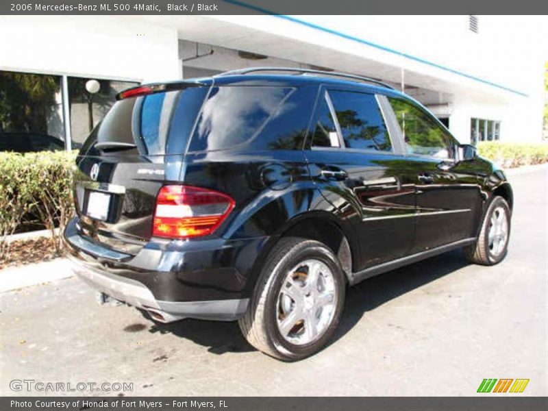 Black / Black 2006 Mercedes-Benz ML 500 4Matic