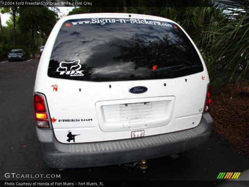 Vibrant White / Flint Grey 2004 Ford Freestar S