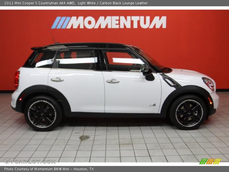 Light White / Carbon Black Lounge Leather 2011 Mini Cooper S Countryman All4 AWD