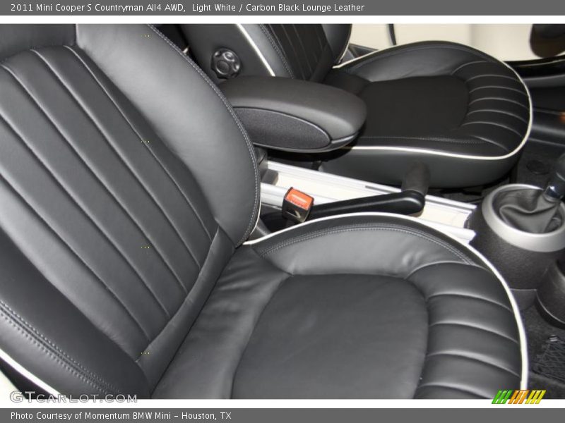  2011 Cooper S Countryman All4 AWD Carbon Black Lounge Leather Interior
