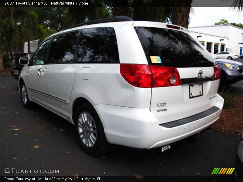 Natural White / Stone 2007 Toyota Sienna XLE