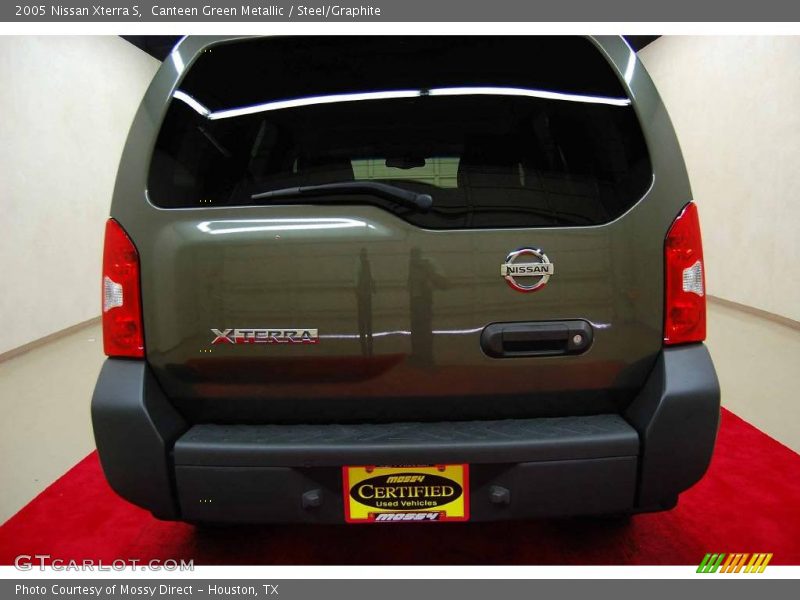 Canteen Green Metallic / Steel/Graphite 2005 Nissan Xterra S