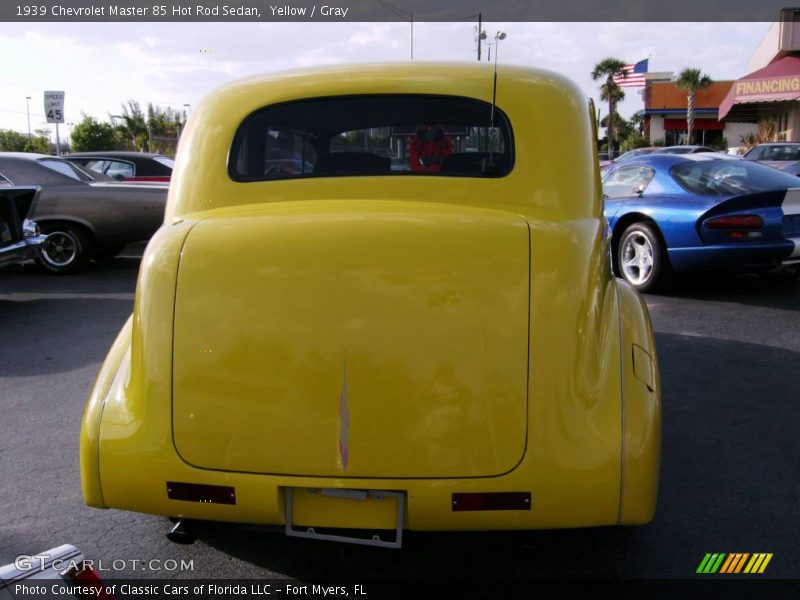 Yellow / Gray 1939 Chevrolet Master 85 Hot Rod Sedan