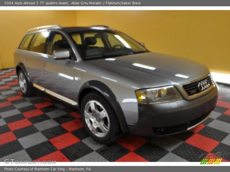 Atlas Grey Metallic / Platinum/Saber Black 2004 Audi Allroad 2.7T quattro Avant