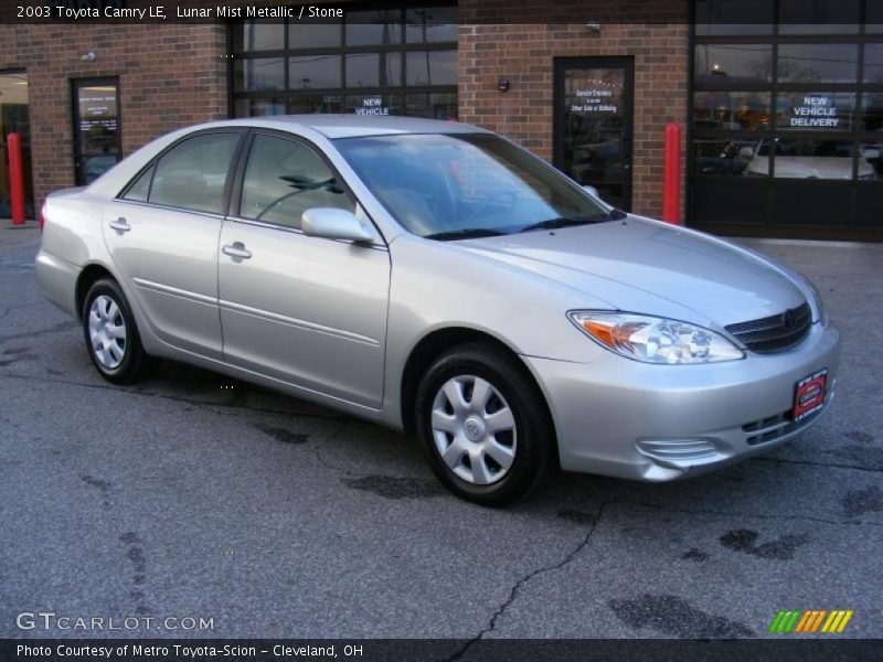 Lunar Mist Metallic / Stone 2003 Toyota Camry LE