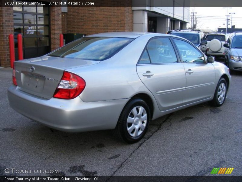 Lunar Mist Metallic / Stone 2003 Toyota Camry LE
