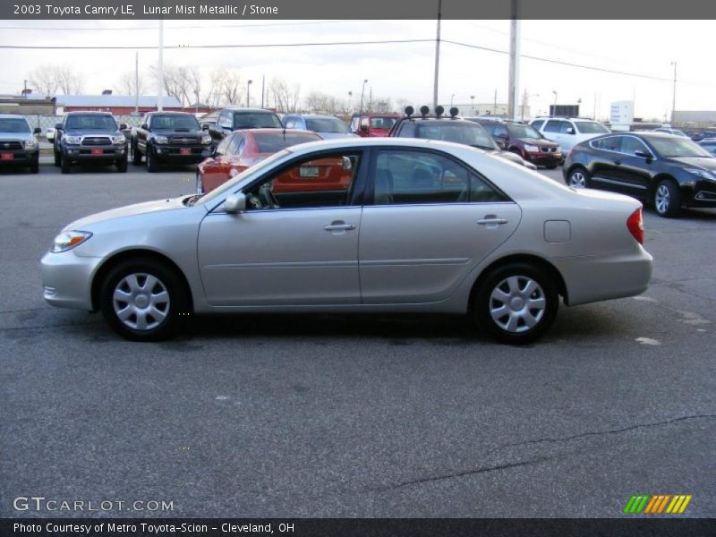 Lunar Mist Metallic / Stone 2003 Toyota Camry LE