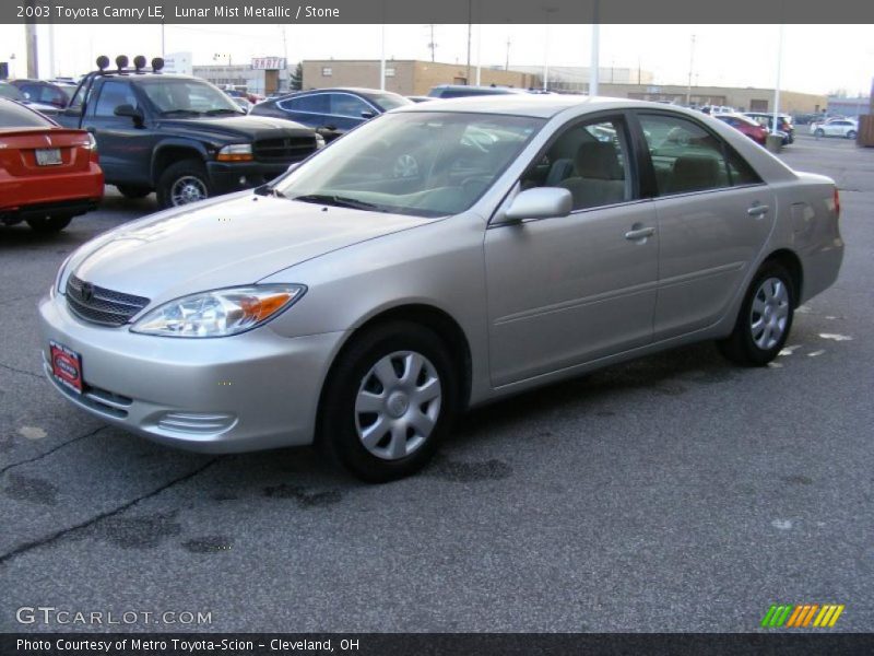 Lunar Mist Metallic / Stone 2003 Toyota Camry LE