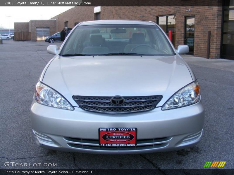 Lunar Mist Metallic / Stone 2003 Toyota Camry LE