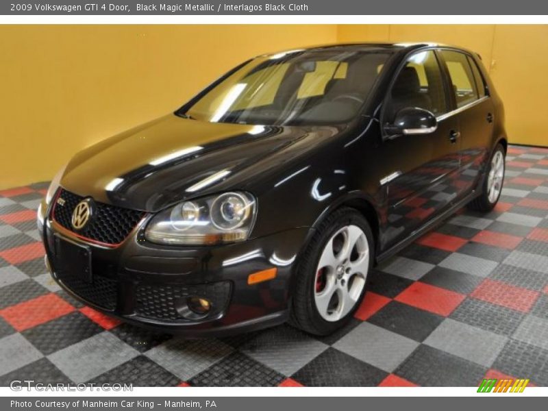 Black Magic Metallic / Interlagos Black Cloth 2009 Volkswagen GTI 4 Door