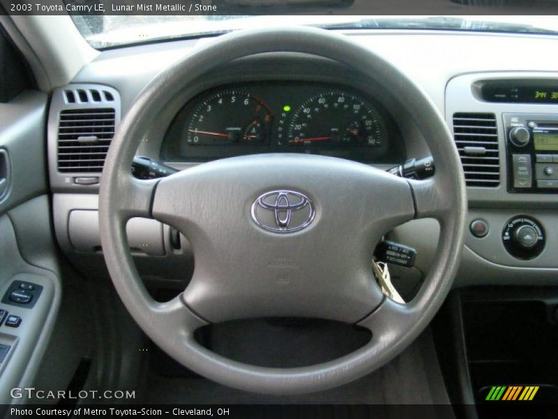Lunar Mist Metallic / Stone 2003 Toyota Camry LE