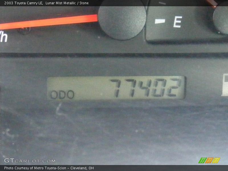 Lunar Mist Metallic / Stone 2003 Toyota Camry LE