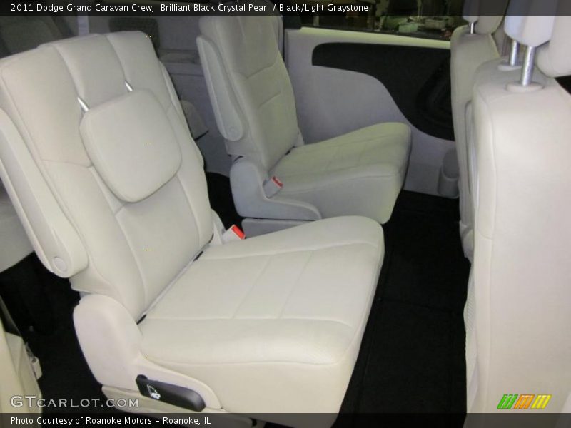  2011 Grand Caravan Crew Black/Light Graystone Interior