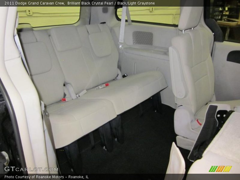  2011 Grand Caravan Crew Black/Light Graystone Interior