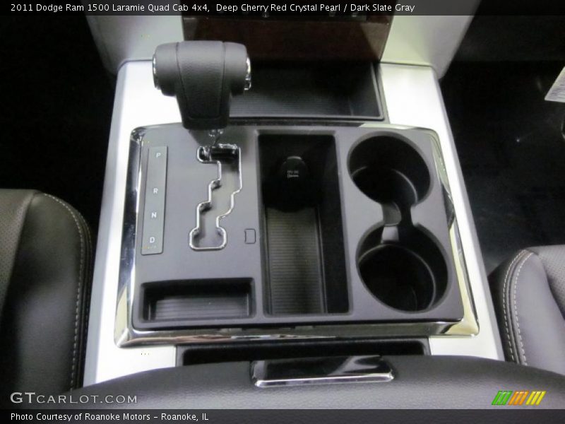 Deep Cherry Red Crystal Pearl / Dark Slate Gray 2011 Dodge Ram 1500 Laramie Quad Cab 4x4