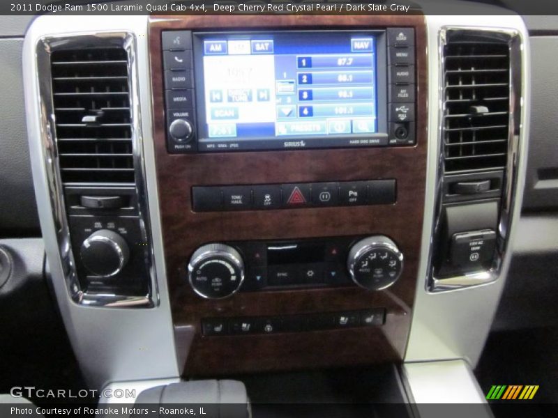 Deep Cherry Red Crystal Pearl / Dark Slate Gray 2011 Dodge Ram 1500 Laramie Quad Cab 4x4