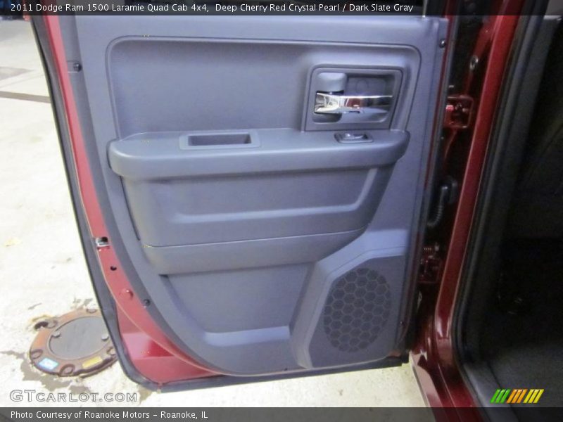 Deep Cherry Red Crystal Pearl / Dark Slate Gray 2011 Dodge Ram 1500 Laramie Quad Cab 4x4