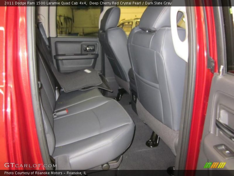 Deep Cherry Red Crystal Pearl / Dark Slate Gray 2011 Dodge Ram 1500 Laramie Quad Cab 4x4