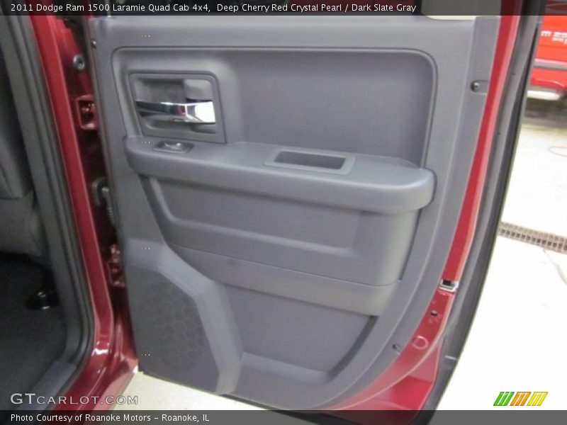 Deep Cherry Red Crystal Pearl / Dark Slate Gray 2011 Dodge Ram 1500 Laramie Quad Cab 4x4