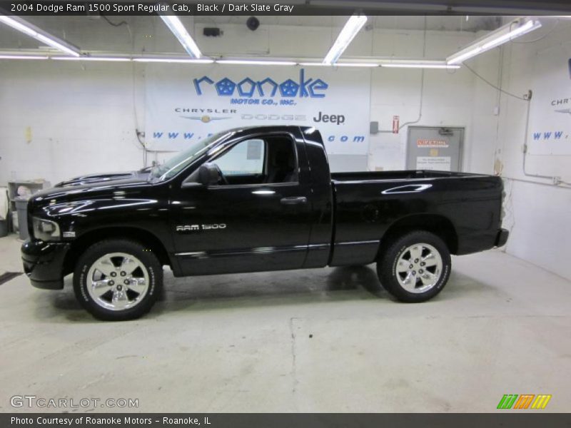 Black / Dark Slate Gray 2004 Dodge Ram 1500 Sport Regular Cab