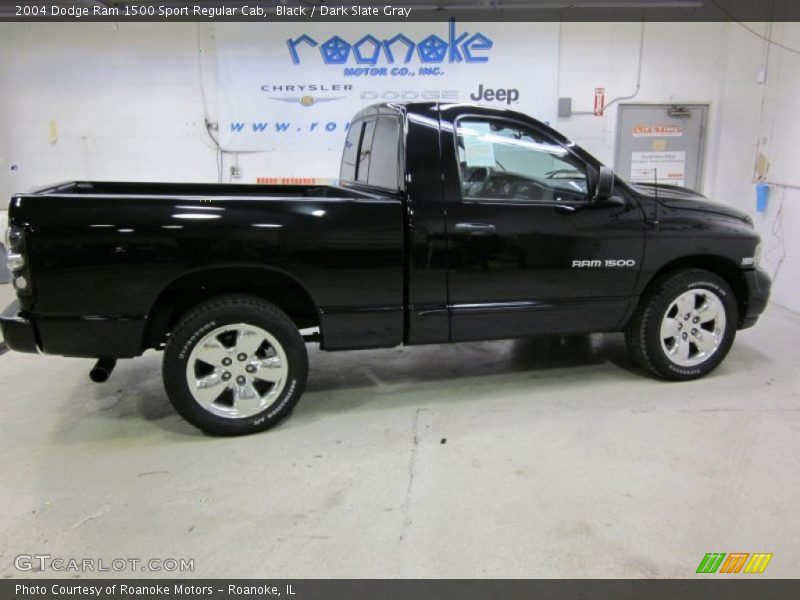 Black / Dark Slate Gray 2004 Dodge Ram 1500 Sport Regular Cab
