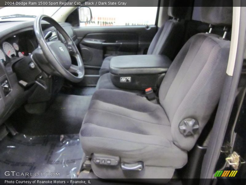 Black / Dark Slate Gray 2004 Dodge Ram 1500 Sport Regular Cab