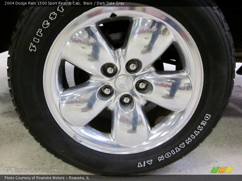 Black / Dark Slate Gray 2004 Dodge Ram 1500 Sport Regular Cab