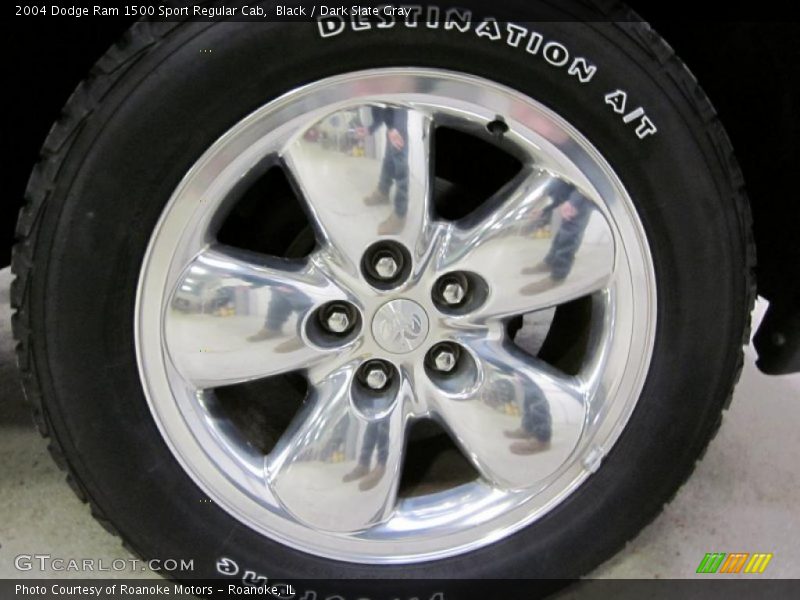 Black / Dark Slate Gray 2004 Dodge Ram 1500 Sport Regular Cab