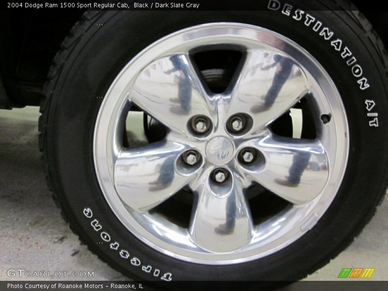 Black / Dark Slate Gray 2004 Dodge Ram 1500 Sport Regular Cab