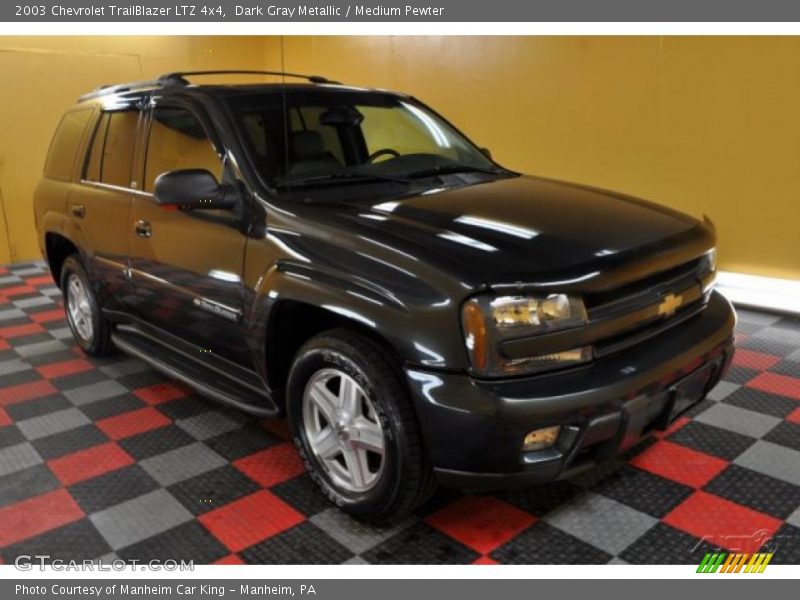 Dark Gray Metallic / Medium Pewter 2003 Chevrolet TrailBlazer LTZ 4x4