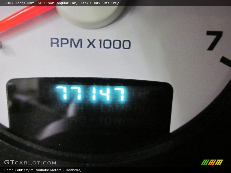 Black / Dark Slate Gray 2004 Dodge Ram 1500 Sport Regular Cab