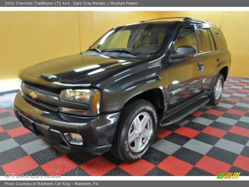 Dark Gray Metallic / Medium Pewter 2003 Chevrolet TrailBlazer LTZ 4x4